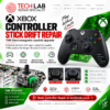 Xbox controller stick drift repair with standard replacement or TMR joystick upgrade by Tech Lab